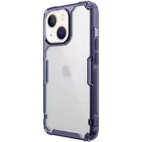 TPU чохол Nillkin Nature Pro Series для Apple iPhone 13/14 (6.1") Темно-фіолетовий (прозорий)