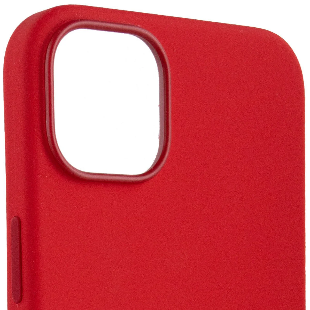 Чехол Silicone case (AAA) full with Magsafe для Apple iPhone 13 (6.1") Красный / Red