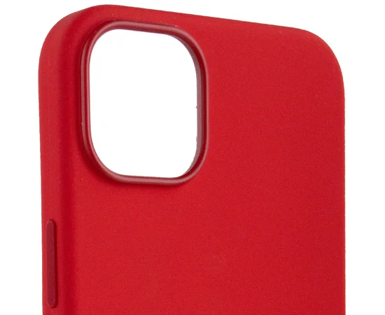 Чохол Silicone case (AAA) full with Magsafe для Apple iPhone 13 (6.1") Червоний / Red