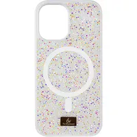 TPU чехол Bling World Rock Diamond with MagSafe для Apple iPhone 13 (6.1") White