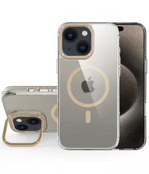Чехол TPU Space Case Apex with MagSafe для Apple iPhone 13 / 14 / 15 (6.1") Gold