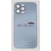 Чохол TPU+Glass Sapphire matte case для Apple iPhone 13 (6.1") Sierra Blue