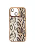 Чохол TPU+PC Wild Leopard with MagSafe and Lens для Apple iPhone 13 / 14 (6.1") Brown
