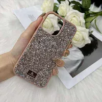 TPU чехол Bling World Rock Diamond для Apple iPhone 13 (6.1") Розовый