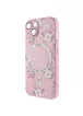 TPU+PC чохол Secret Garden with MagSafe для Apple iPhone 13 (6.1") Pink