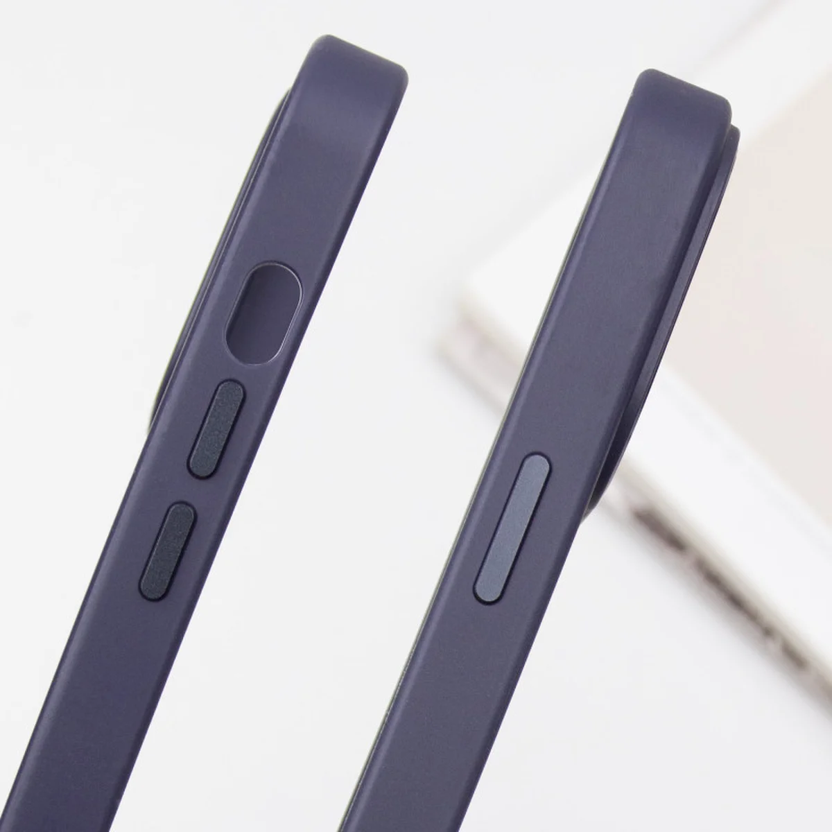 Кожаный чехол SnapCase with MagSafe для Apple iPhone 13 / 14 (6.1") Dark Blue