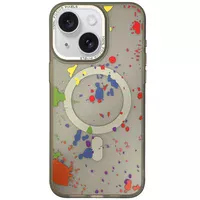 Чехол TPU+PC Flush with MagSafe для Apple iPhone 13 (6.1") Titanium grey