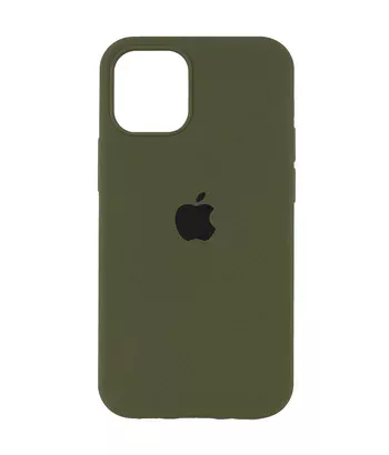 Чохол Silicone Case Full Protective (AA) для Apple iPhone 13 (6.1 ") Зелений / Dark Olive