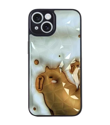 TPU+PC чохол Prisma Fluffie для Apple iPhone 13 (6.1") Capybara