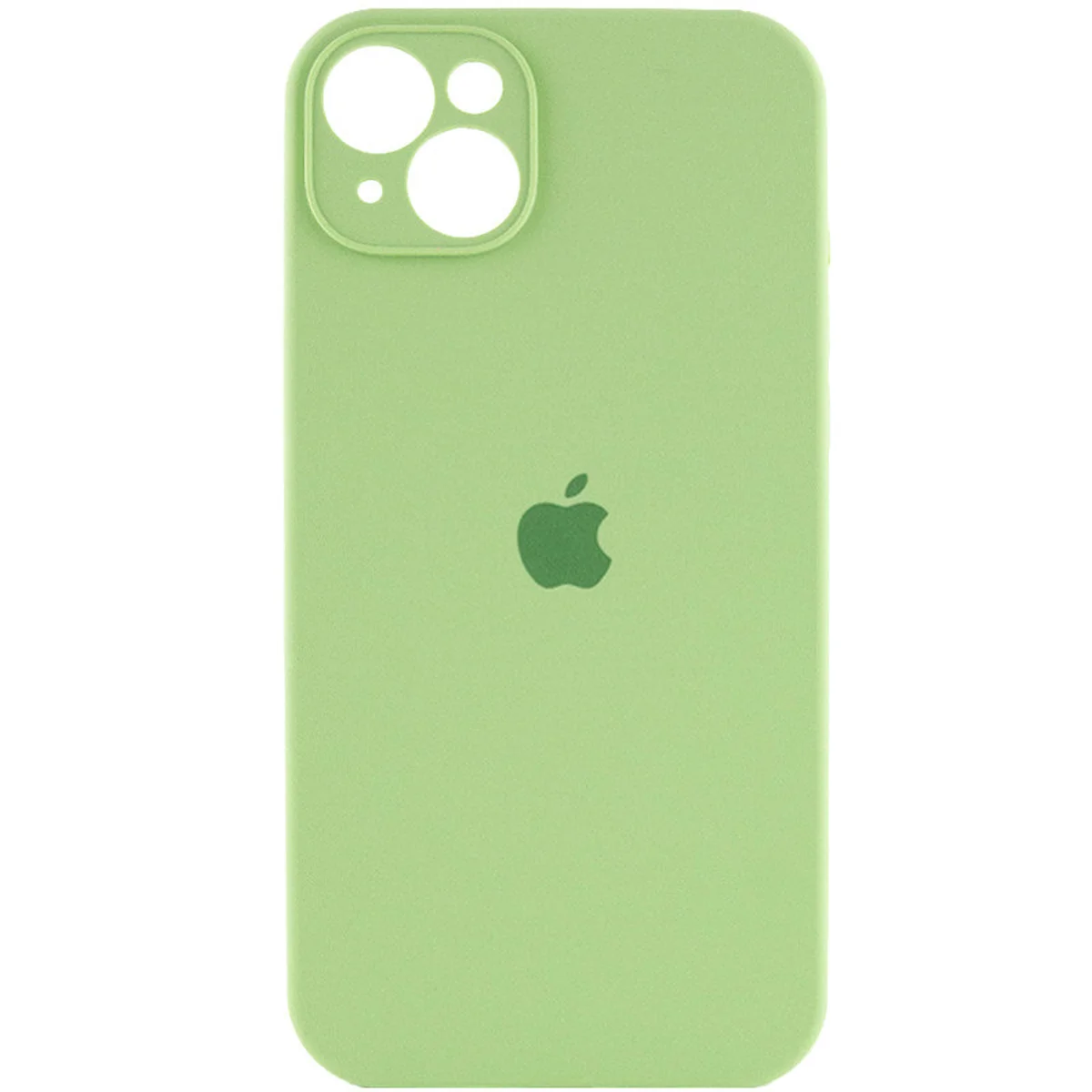Чохол Silicone Case Full Camera Protective (AA) Apple iPhone 13 (6.1") М'ятний / Mint / PVH