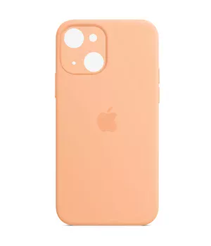 Чехол Silicone Case Full Camera Protective (AA) для Apple iPhone 13 (6.1") Оранжевый / Cantaloupe