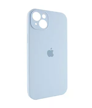 Чехол Silicone Case Full Camera Protective (AA) для Apple iPhone 13 (6.1") Голубой / Sweet Blue
