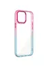 Чехол TPU+PC Fresh sip series для Apple iPhone 13 (6.1") Бирюзовый / Розовый