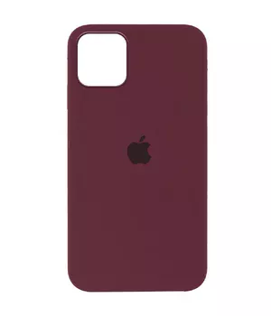 Чехол Silicone Case Full Protective (AA) для Apple iPhone 13 (6.1") Бордовый / Plum
