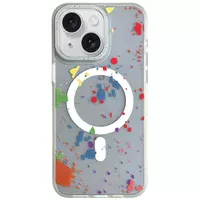 Чохол TPU+PC Flush with MagSafe для Apple iPhone 13 (6.1") White