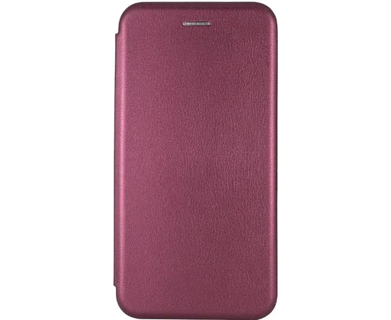 Кожаный чехол-книжка Classy для Apple iPhone 13 (6.1") Бордовый