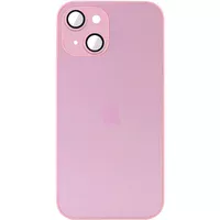 Чехол TPU+Glass Sapphire matte case для Apple iPhone 13 (6.1") Chanel Pink