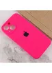 Чохол Silicone Case Full Camera Protective (AA) Apple iPhone 13 (6.1") Рожевий / Barbie pink