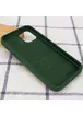 Чехол Silicone Case Full Protective (AA) для Apple iPhone 13 (6.1") Зеленый / Army green