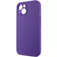 Чехол Silicone Case Full Camera Protective (AA) для Apple iPhone 13 (6.1") Фиолетовый / Amethyst
