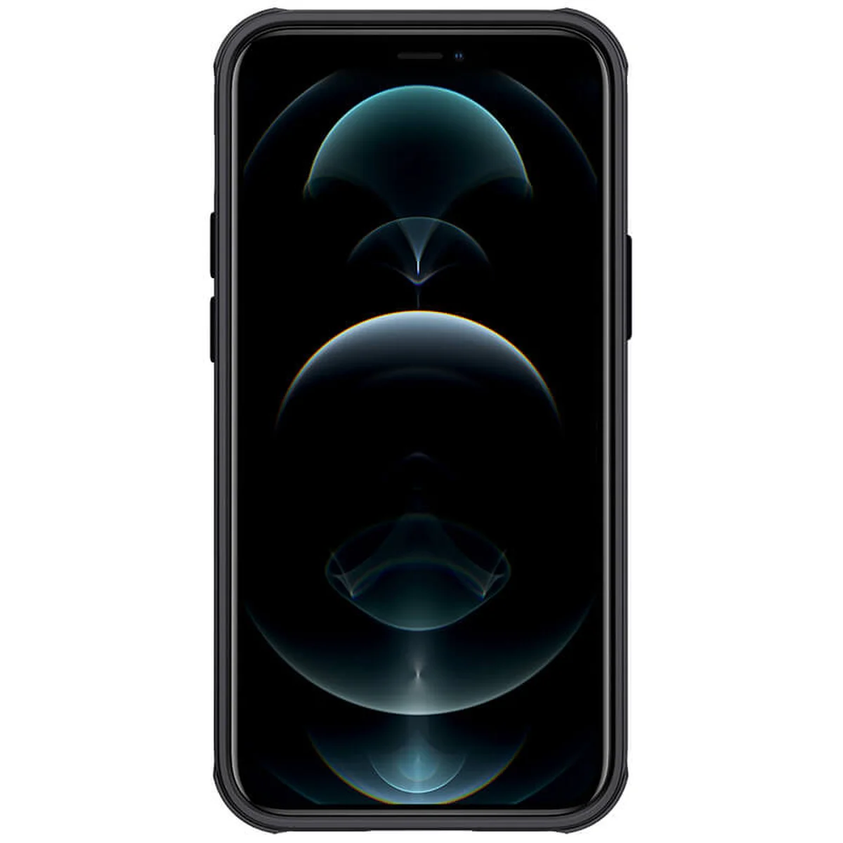 Карбоновая накладка Nillkin CamShield Pro Magnetic для Apple iPhone 13 (6.1") Черный