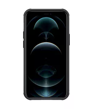 Карбонова накладка Nillkin CamShield Pro Magnetic для Apple iPhone 13 (6.1") Чорний