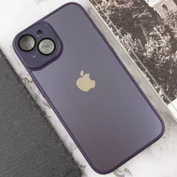 Чехол TPU+Glass Sapphire Midnight для Apple iPhone 13 (6.1") Фиолетовый / Deep Purple