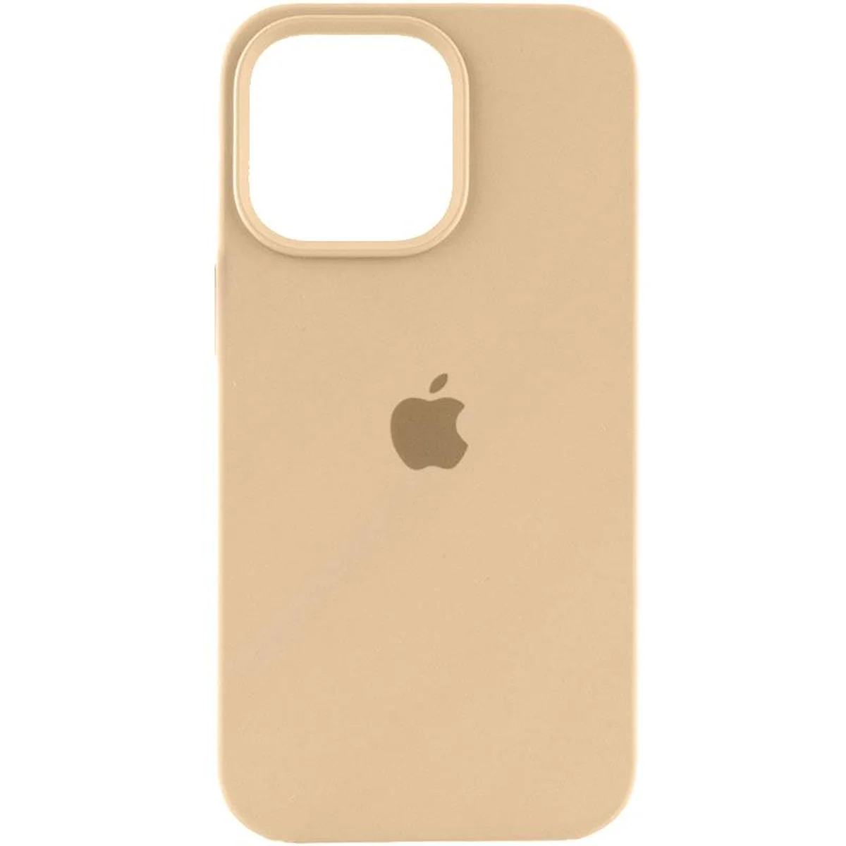 Чехол Silicone Case (AA) Logo with MagSafe для Apple iPhone 13 (6.1") Бежевый / Desert Gold