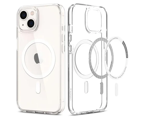 Чехол SGP Ultra Hybrid (MagFit) для Apple iPhone 13 (6.1") Прозрачный