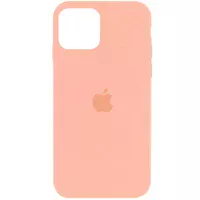 Чехол Silicone Case Full Protective (AA) для Apple iPhone 13 (6.1") Розовый / Light Flamingo