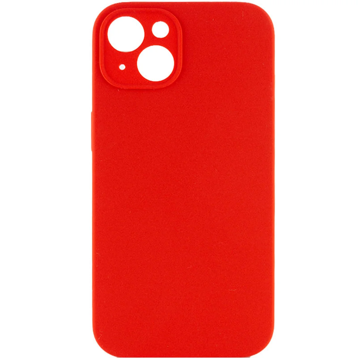 Чохол Silicone Case Lakshmi Square Full Camera для Apple iPhone 13 (6.1") Червоний / Red