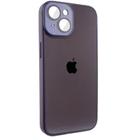 Чехол TPU+Glass Sapphire Midnight для Apple iPhone 13 (6.1") Фиолетовый / Deep Purple