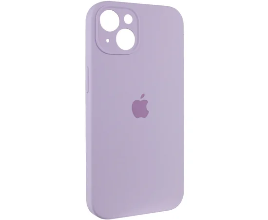 Чохол Silicone Case Full Camera Protective (AA) для Apple iPhone 13 (6.1") Бузковий / Lilac