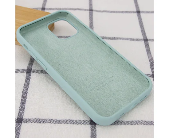 Чохол Silicone Case Full Protective (AA) для Apple iPhone 13 (6.1 ") Бірюзовий / Turquoise