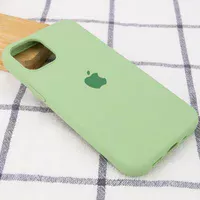 Чохол Silicone Case Full Protective (AA) для Apple iPhone 13 (6.1 ") М'ятний / Mint