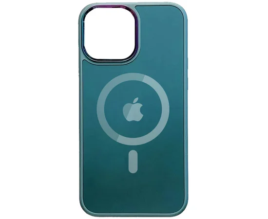 Чехол TPU+Glass Sapphire Mag Evo case для Apple iPhone 14 Plus (6.7") Pine green