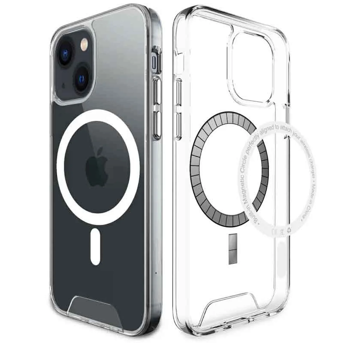 Чехол TPU Space Case with MagSafe для Apple iPhone 14 Plus (6.7") Прозрачный