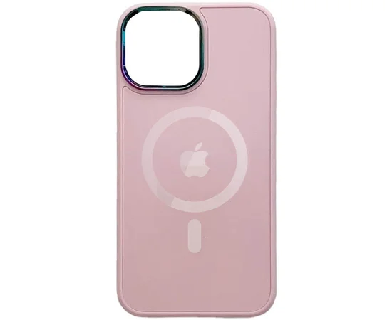 Чехол TPU+Glass Sapphire Mag Evo case для Apple iPhone 14 Plus (6.7") Pink Sand