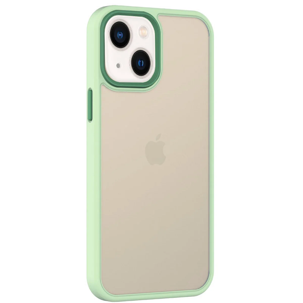 TPU+PC чехол Metal Buttons для Apple iPhone 14 Plus (6.7") Мятный