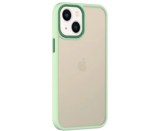 TPU+PC чехол Metal Buttons для Apple iPhone 14 Plus (6.7") Мятный