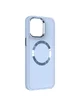 TPU чехол Bonbon Metal Style with MagSafe для Apple iPhone 14 Plus (6.7") Голубой / Mist Blue