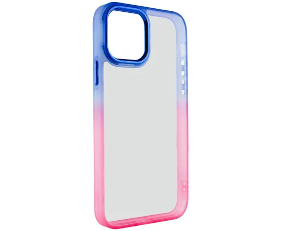 Чохол TPU+PC Fresh sip series для Apple iPhone 14 Plus (6.7") Рожевий / Синій