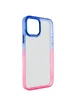 Чохол TPU+PC Fresh sip series для Apple iPhone 14 Plus (6.7") Рожевий / Синій