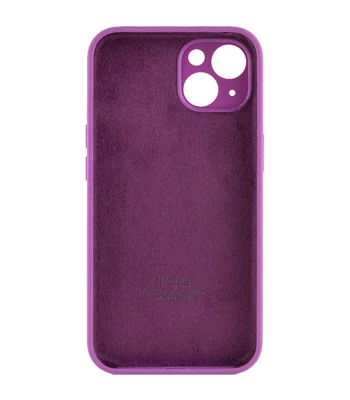 Чехол Silicone Case Full Camera Protective (AA) для Apple iPhone 14 Plus (6.7") Фиолетовый / Grape