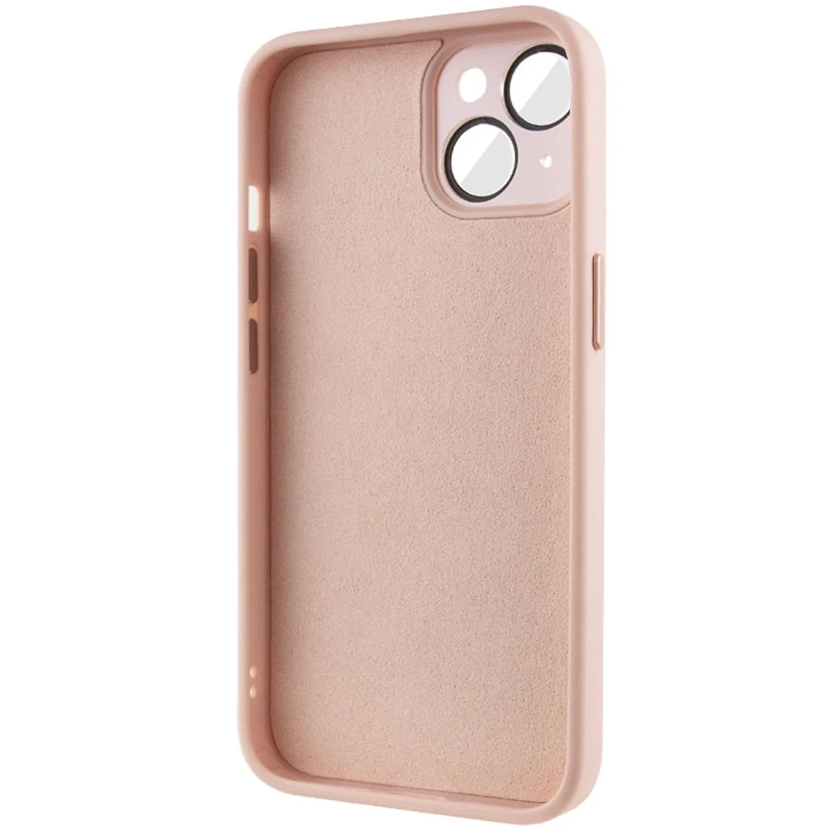 Чохол TPU+Glass Sapphire Midnight для Apple iPhone 14 Plus (6.7") Рожевий / Pink Sand