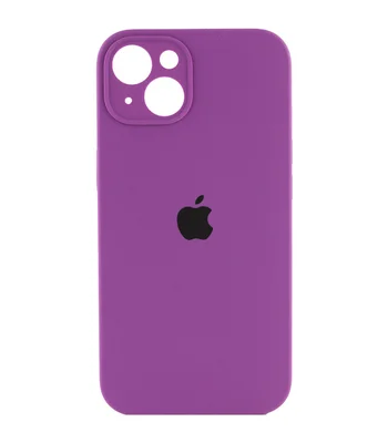 Чехол Silicone Case Full Camera Protective (AA) для Apple iPhone 14 Plus (6.7") Фиолетовый / Grape