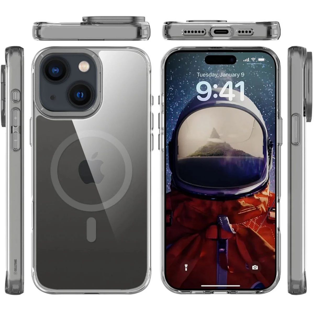 Чохол TPU Space Case Apex with MagSafe для Apple iPhone 14 Plus / 15 Plus (6.7") Grey