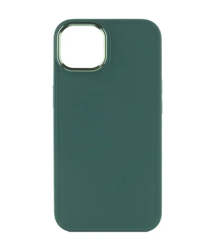 TPU чохол Bonbon Metal Style для Apple iPhone 14 Plus (6.7") Зелений / Army green
