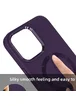 TPU чехол Bonbon Metal Style with MagSafe для Apple iPhone 14 Plus (6.7") Фиолетовый / Dark Purple