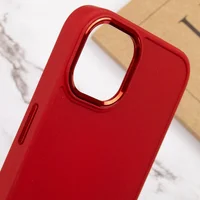 TPU чехол Bonbon Metal Style для Apple iPhone 14 Plus (6.7") Красный / Red